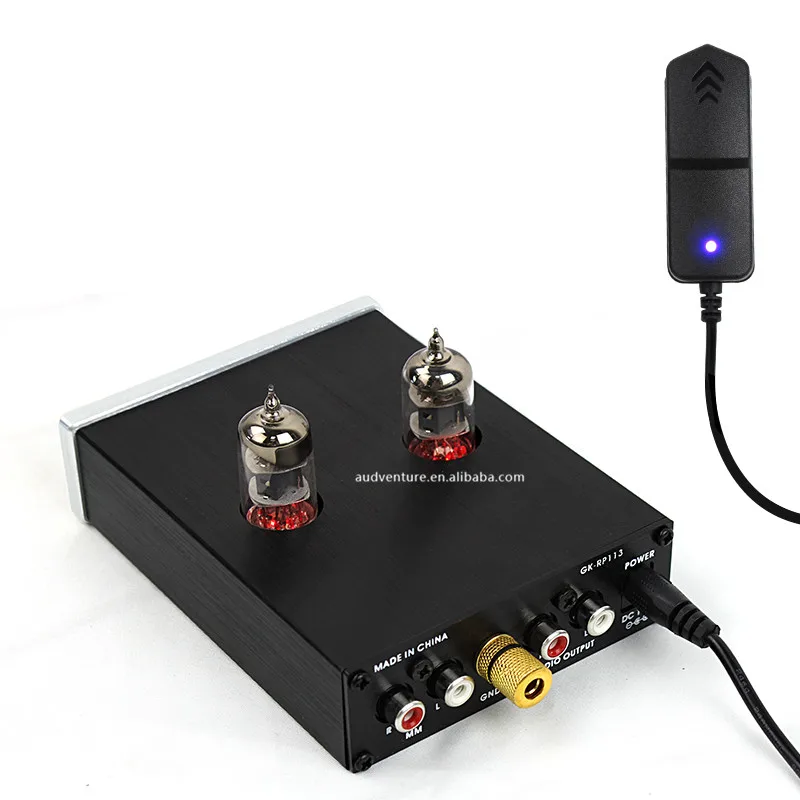 Retro Professional Vinyl Record Player Amplifier Turntable Preamp Mic