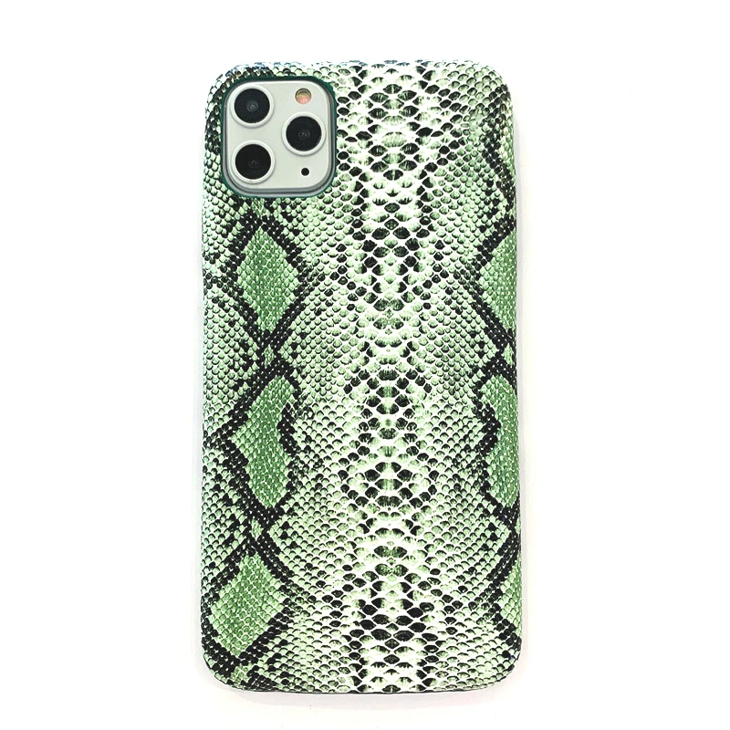 BLACK SNAKESKIN REAL LEATHER IPHONE 11 PHONE CASE – Kc & Co