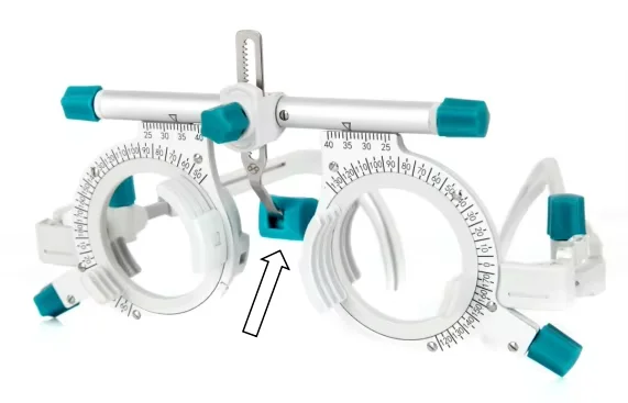 Trial Lens Frame UTF-T4880 Top Quality White Metal Universal Trial Frame for Eye Optometry Optical Lens Trail Lens Set