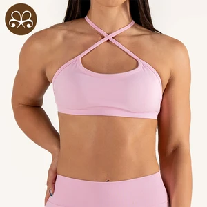 3-Way Convertible Sports Bra - Seamless, Stretchy with Detachable Straps for Yoga & Fitness