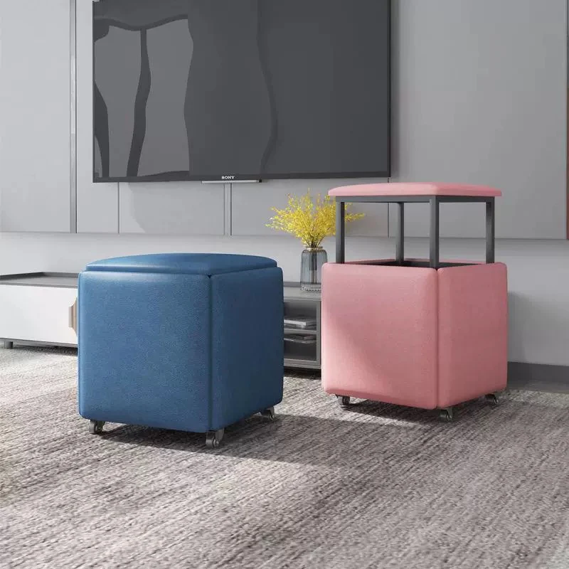 Cube Ottoman In Magic Chair In Rubik's Cube Stool Versatile