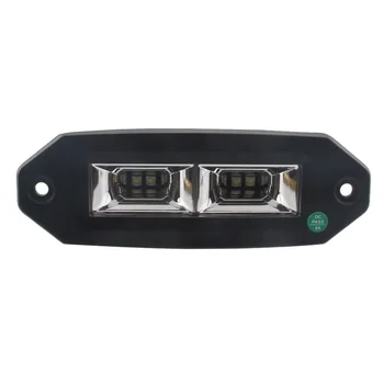 40w LED Work Light bar Flush Mount LED Floodlight Pod Driving Fog Light 4X4 Pickup SUV UTV ATV Boat Motorcycle