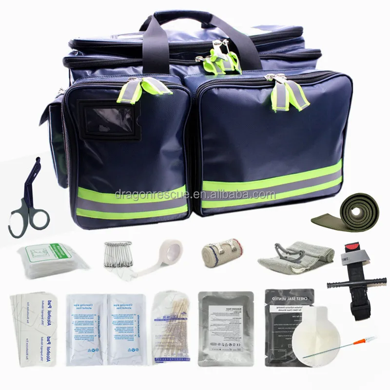 High Quality OEM Emergency Care Durable First Aid Kit Bag Including Various First-aid Devices