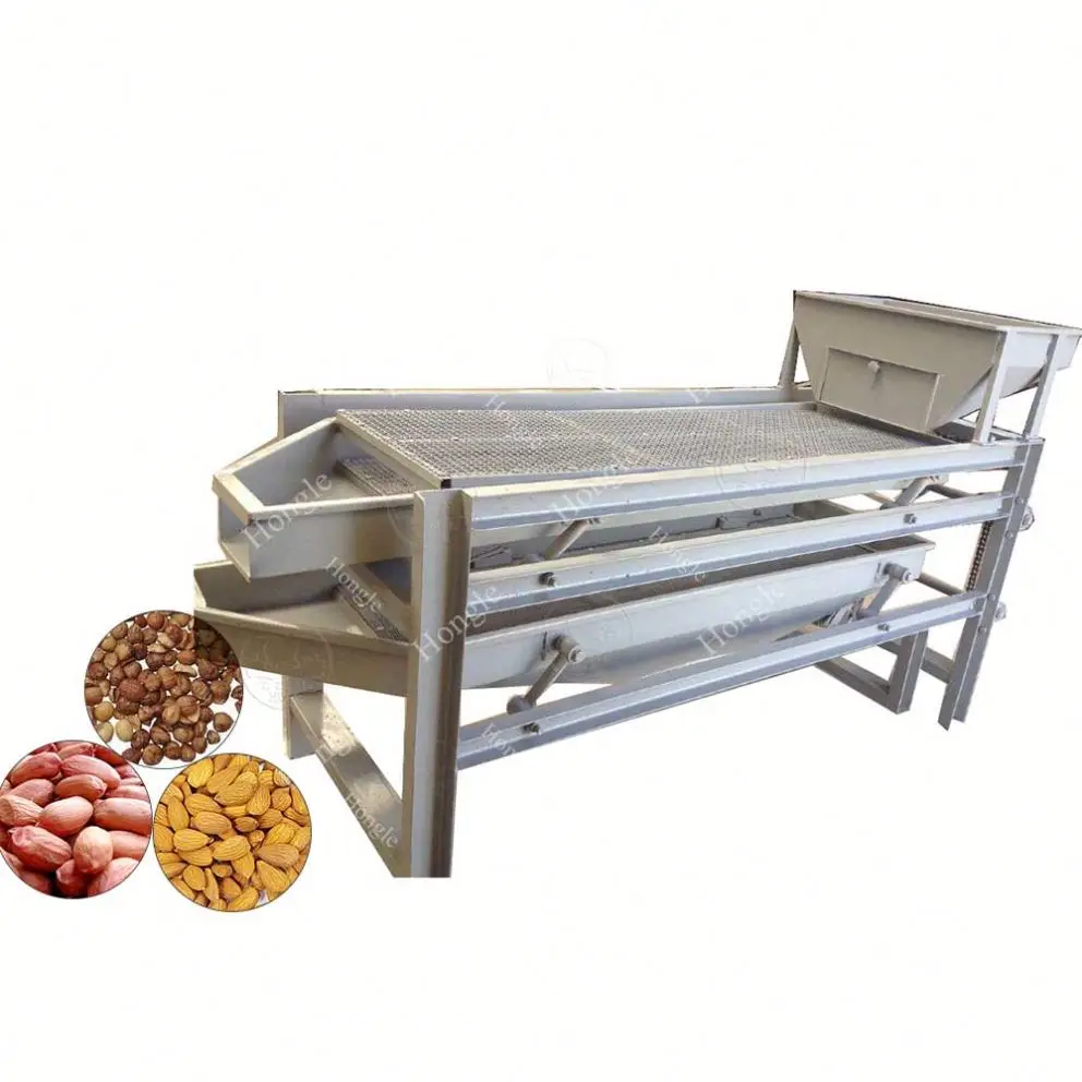 Automatic Screening Vibrating Screen Almond Grader Food Processing Cashew Nut Grading Machine Price