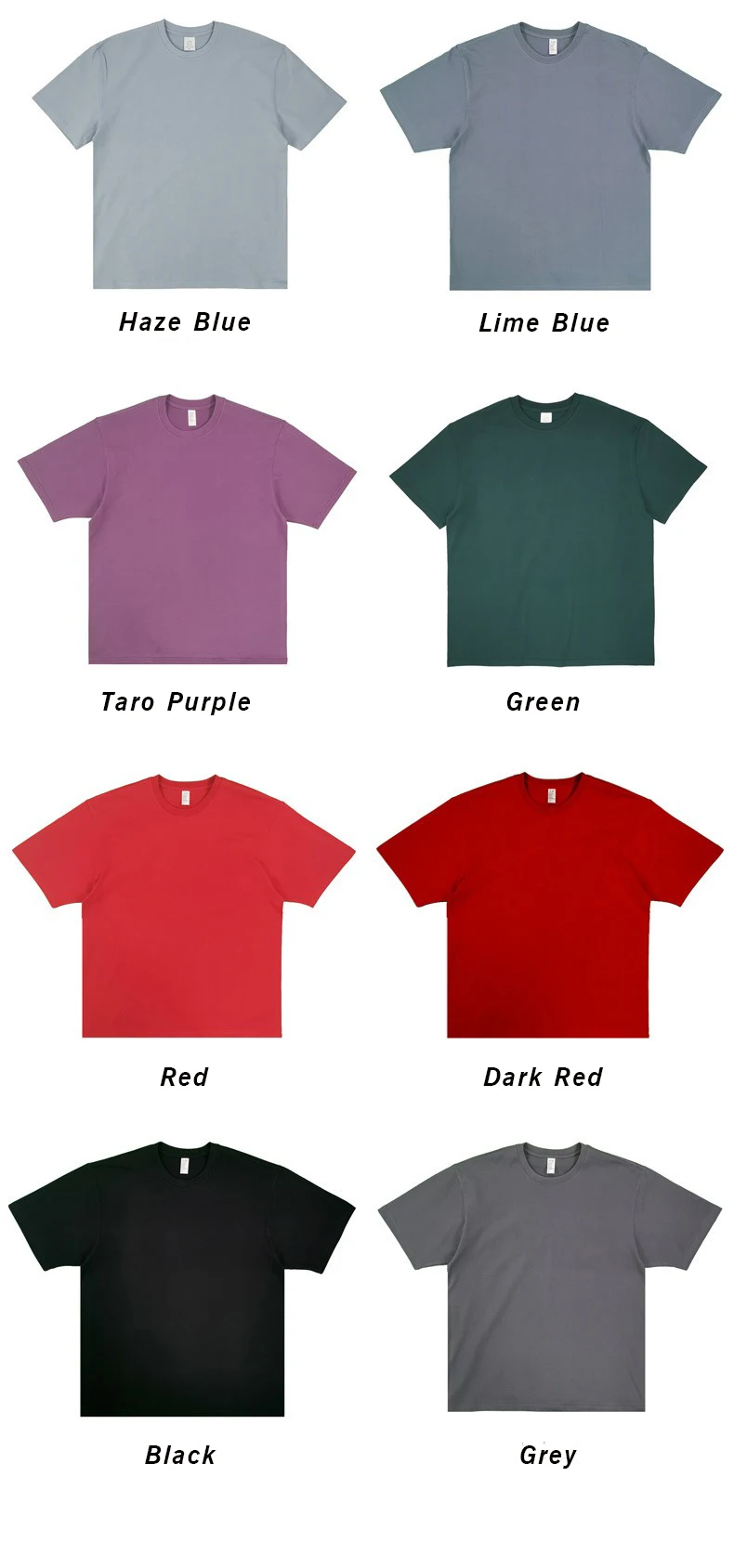 Wholesale Plain Soft Basic Mens T Shirt Heavy Thick 100 Cotton 260gsm