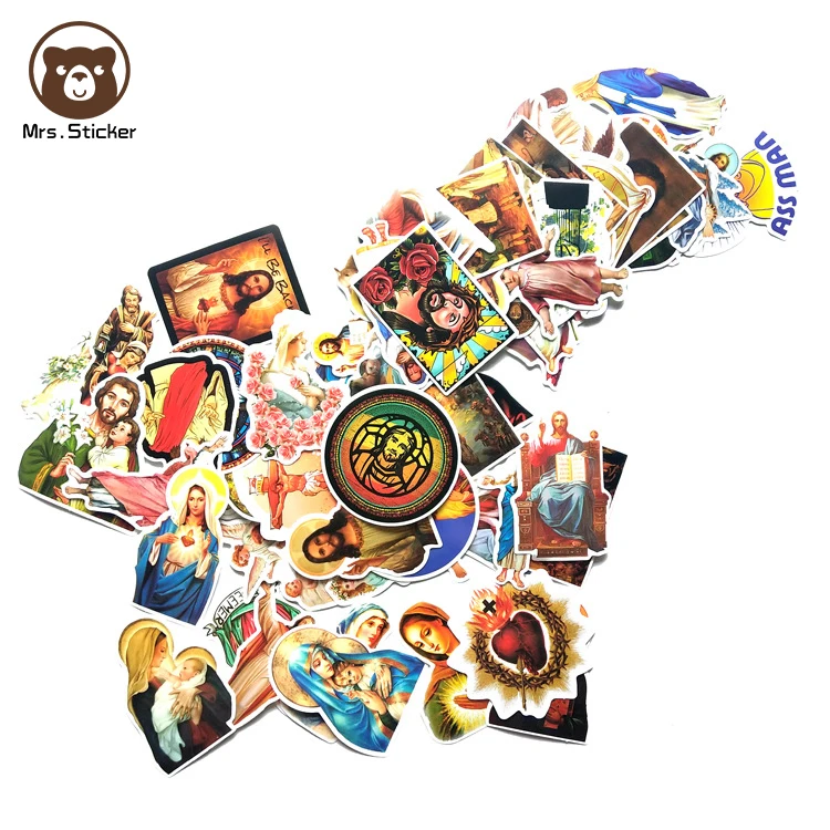 ⭐ 65 Piece Jesus/Religion/Catholic Sticker Bomb - Sticker