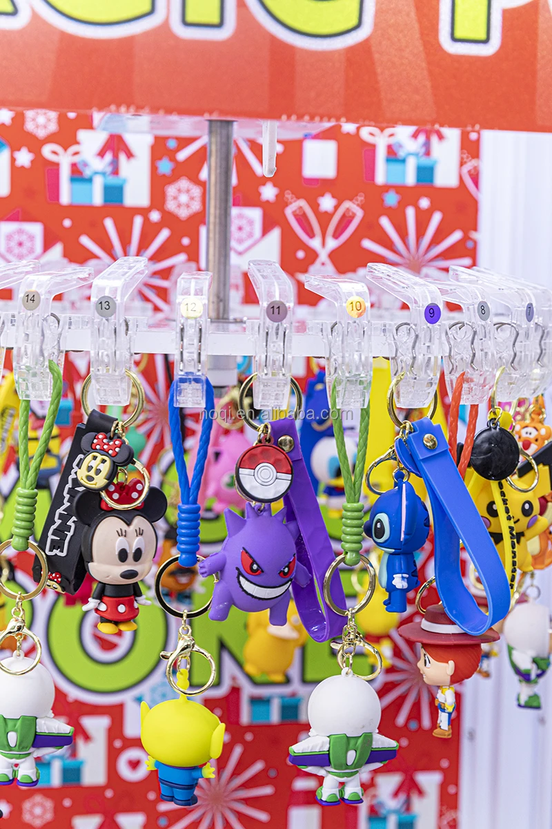 25 Inch Small Clip Prize Machine, Coin Operated 32 Slots Magic Poke Clip Prize Vending Game Machine