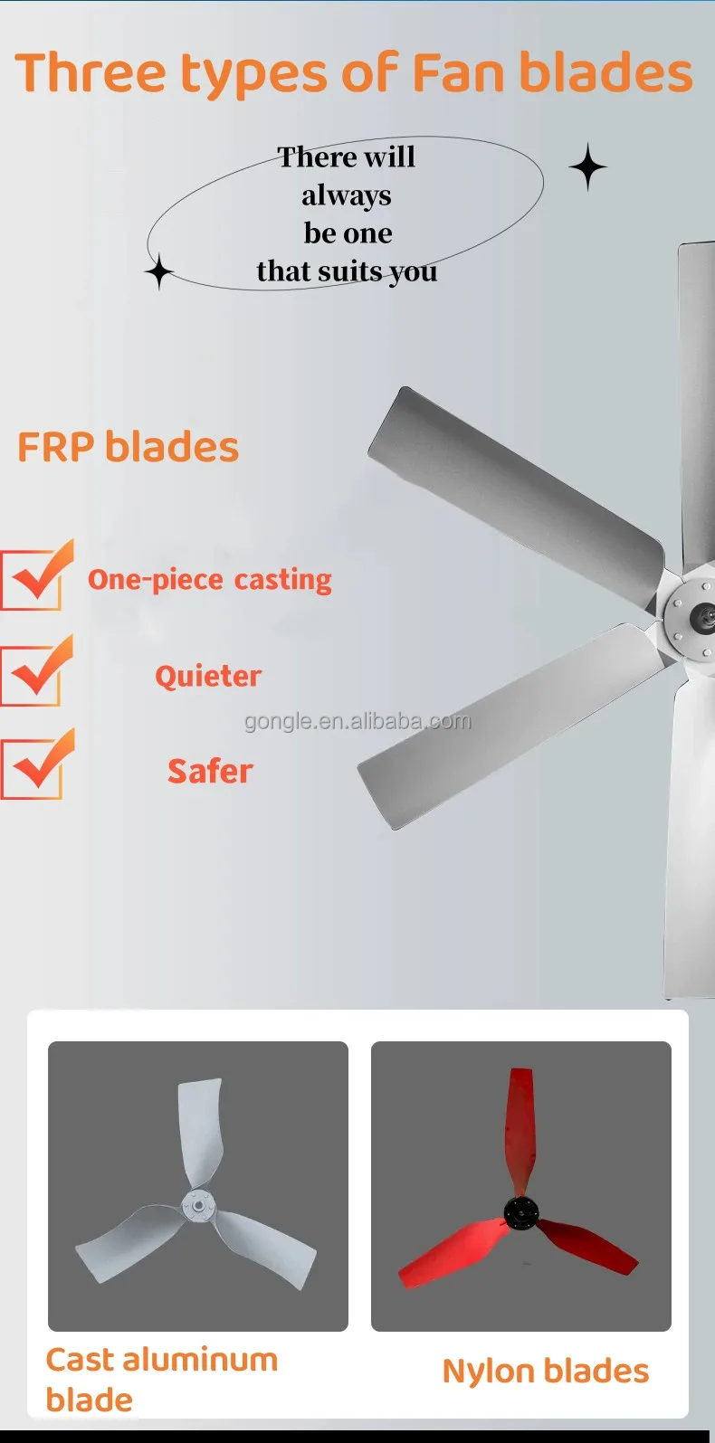 Red Blade Cone Fan, Electric - detail 8