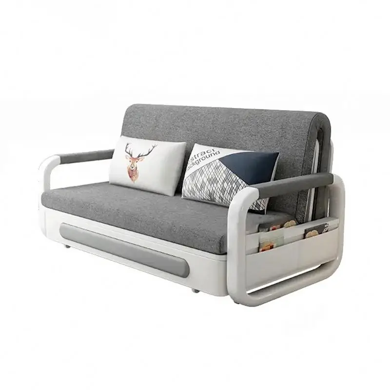 Factory Cheap Price Pull Out Sofa Bed Folding Furniture Living Room Sofa Cum Bed With Storage