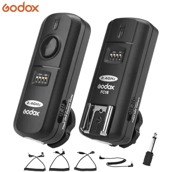 Godox Trigger FC-16 FC16 Kit Channels Wireless Flash Trigger Transmitter + Receiver Set for Canon Nikon Pentax Studio Flash detail image