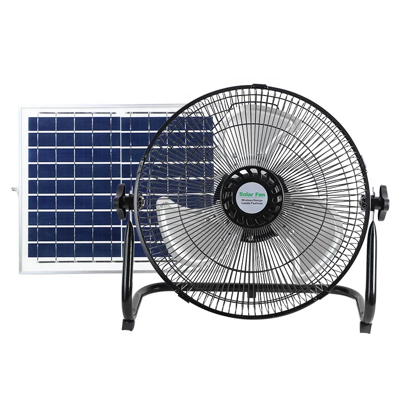 Wholesale Electric Fan Rechargeable Solar Powered Fans 12v Fan Solar Floor Energy Dc Solar Powered Outdoor