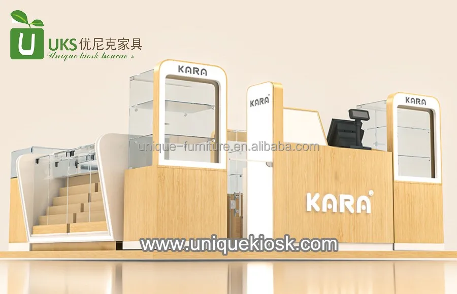 Modern Cell Phone Charging Station Kiosk Mall Retail Mobile Phone Booth Glass Cabinet Accessories Display Stall for Sale
