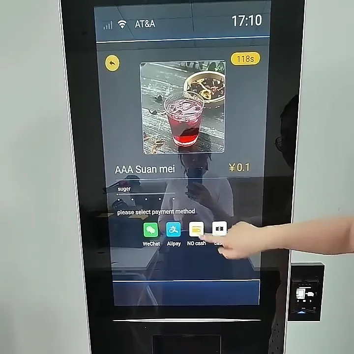 Self Service Water Dispenser Vending Machines With Credit Card Readers