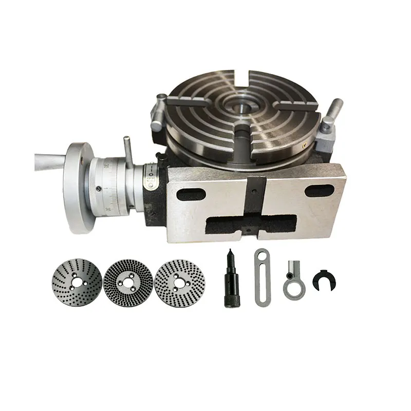 HV6/TSL150  Horizontal and Vertical Rotary Table With DP-1 Dividing Plate for Cnc Drilling Milling Machine Indexing Working