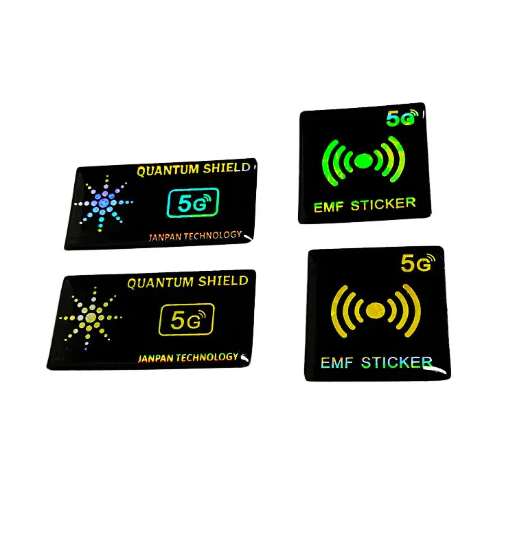 Mini Radiation Sticker 24K Gold Electromagnetic Patch - Anti Radiation Sticker