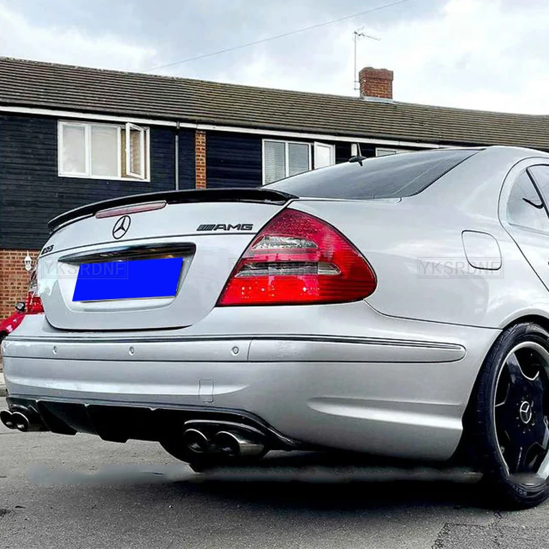 Aileron Arrière Spoiler Pour Mercedes Classe E Break (S213, S212, S210...) - Noir Brillant - Style Sport AMG, Facile à Poser