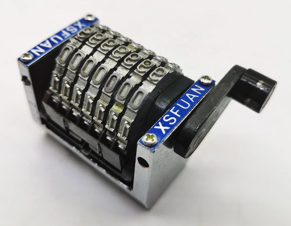 2021 High Quanty Rotary Printing Numbering Machine Numbering Box for Printing Number