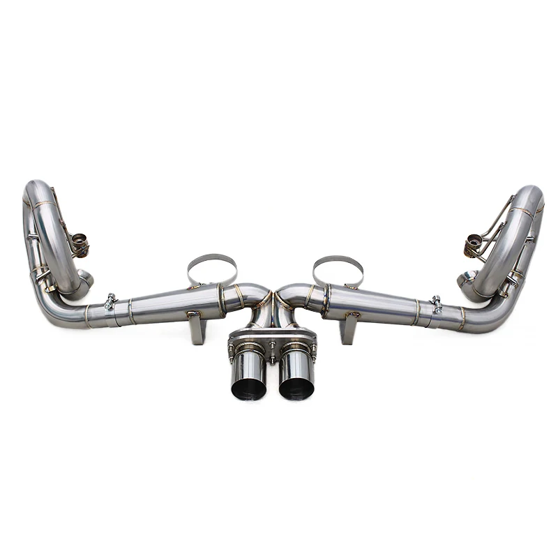 Auto Straight Exhaust Catback For Porsche 911 991 / 991.1 GT3 4.0L 2015-2018 New Muffler Stainless