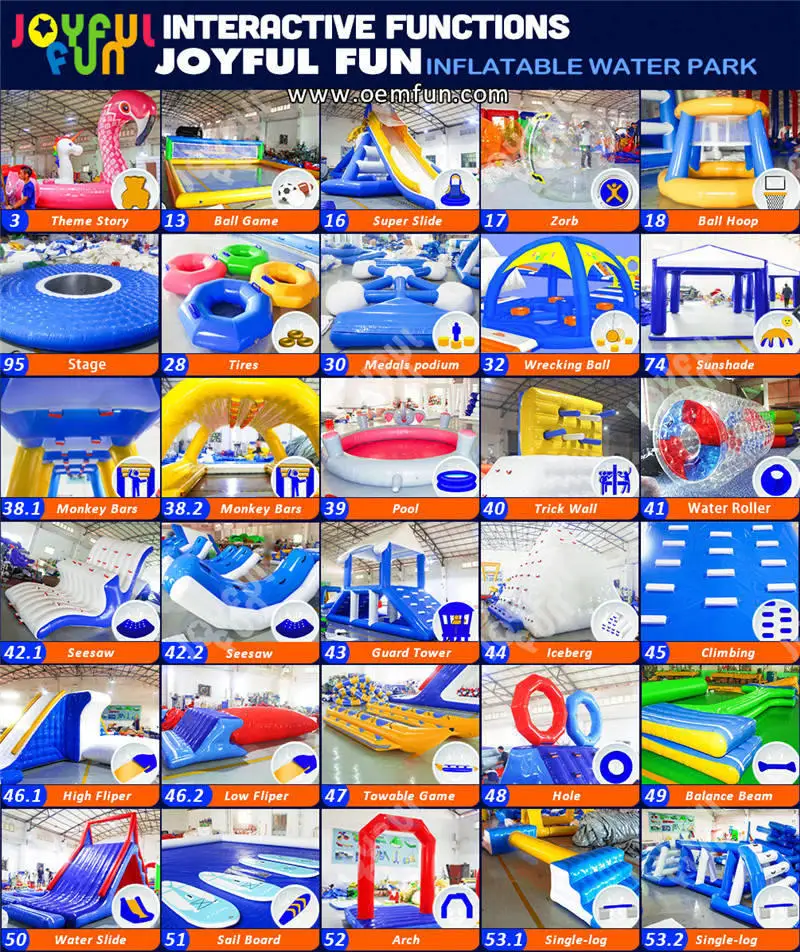 Joyful Fun Inflatable Commercial Water Park Inflatable Water Park Games