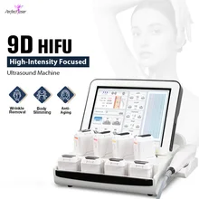 Professional HIFU Machine Face Lifting High Intensity Focused Ultrasound Beauty Skin Rejuvenation Wrinkle Remover 9D HIFU