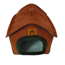 Multi Color Folding Modern House-Shaped Pet Bed Detachable Animal Cat Bed House NO 5