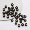 3 Black with Golden Letter Mixed