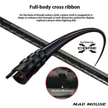 CHEERY Japan Fuji Full Parts Black Soul Slow Pitch Jigging Carbon Boat Fishing Rod 1.9m Saltwater Jigging Rod Madmouse – Metal Jig – view 5