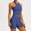 Lapis Lazuli vest+shorts