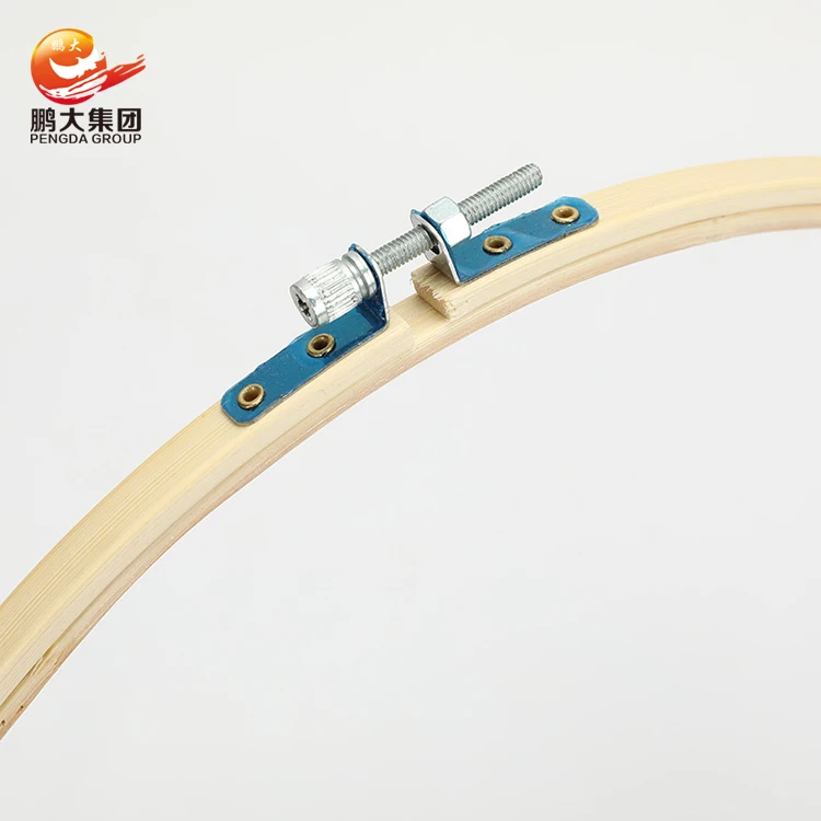 Wholesale Multisize Stitch Shed Stand Frames Round Mini Natural Bamboo Embroidery Hoops
