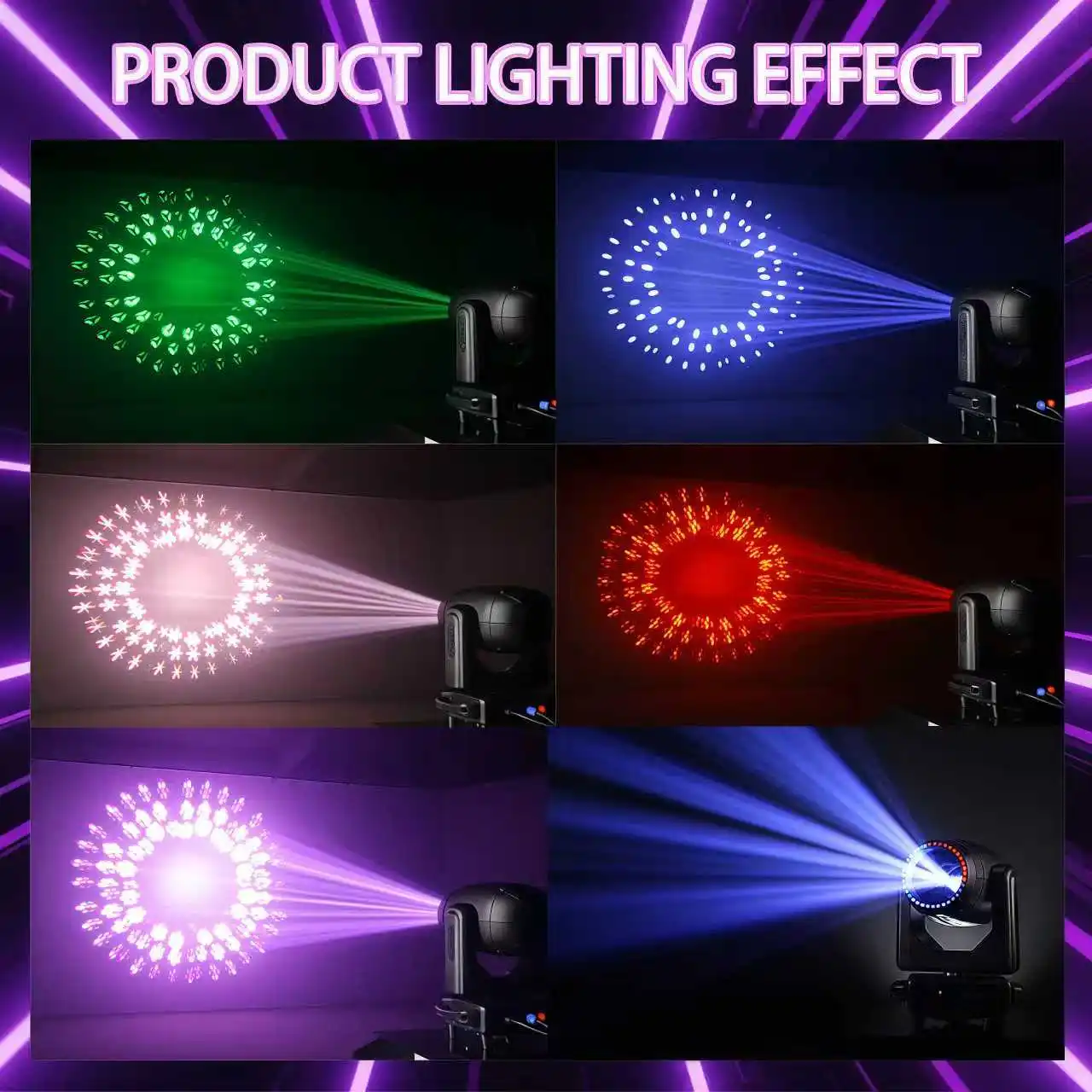 Mini 380W 3-Prism LED for Moving Head Beam Lights RGBW