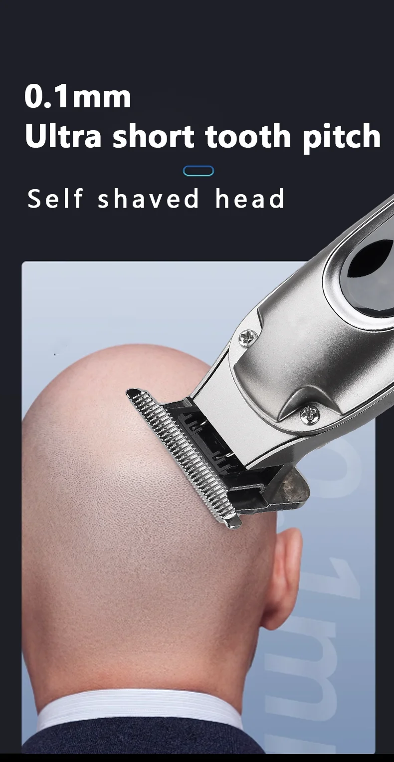 VOAUN V-839 Hair Clippers for Men-Cordless USB Rechargeable Barber Clippers for Hair Cutting Professional Barber Kit Household