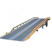 Heavy Duty Mobile Container Loading Platform Forklift Truck Use Ramps