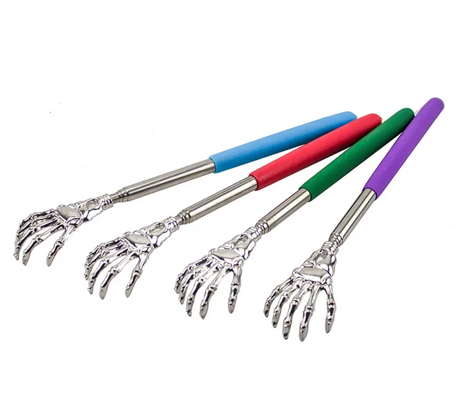 Retractable Stainless Steel Tickle Back Claw Scratching Colorful Back