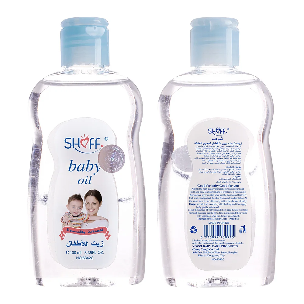 SHOFF 300ML Baby Oil, Mineral Oil Enriched With Shea & Cocoa