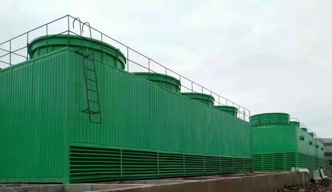 Square Cross-flow Cooling Tower, FRP, FRP GRP Fiberglass - detail 8