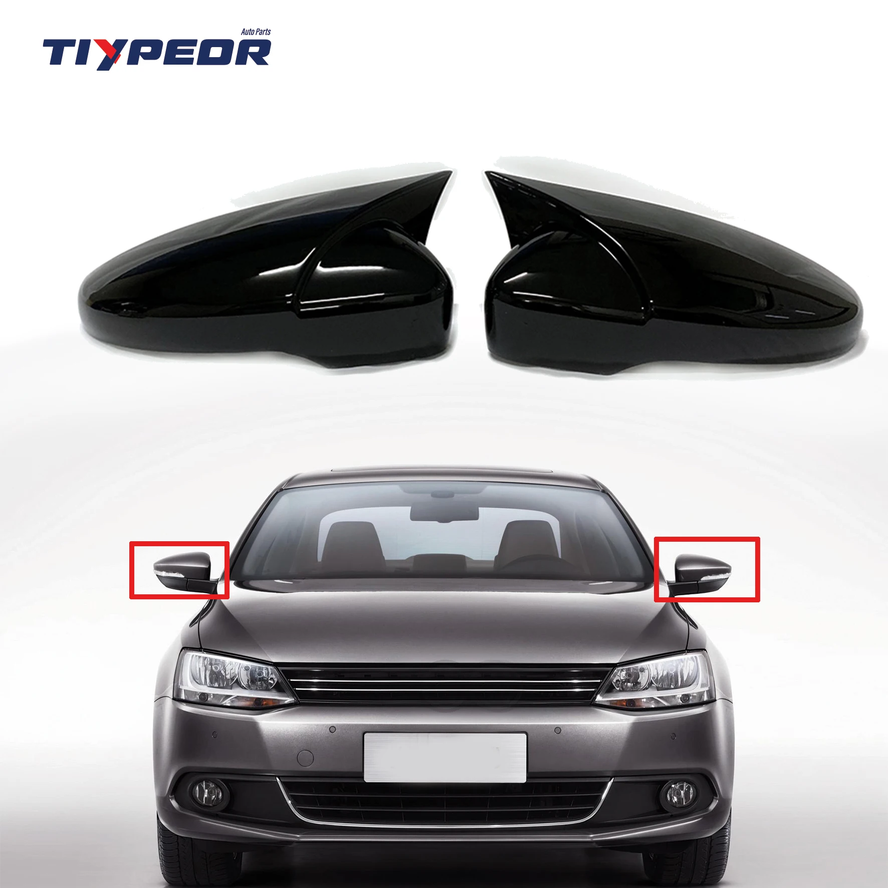 product for volkswagen vw sagitar 2012   2018 mirror cover car outside trim door side shell for vw modification-6