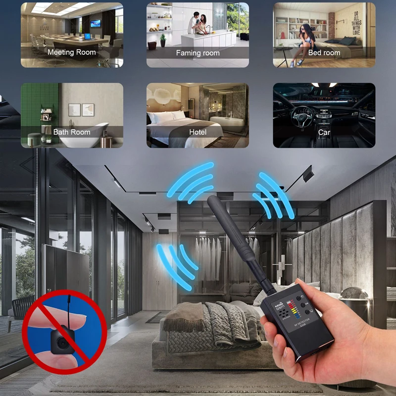 Camera Wireless signal Detector Hotel Anti-theft Anti-eavesdropping Anti-positioning Infrared Camera Detection Instrument