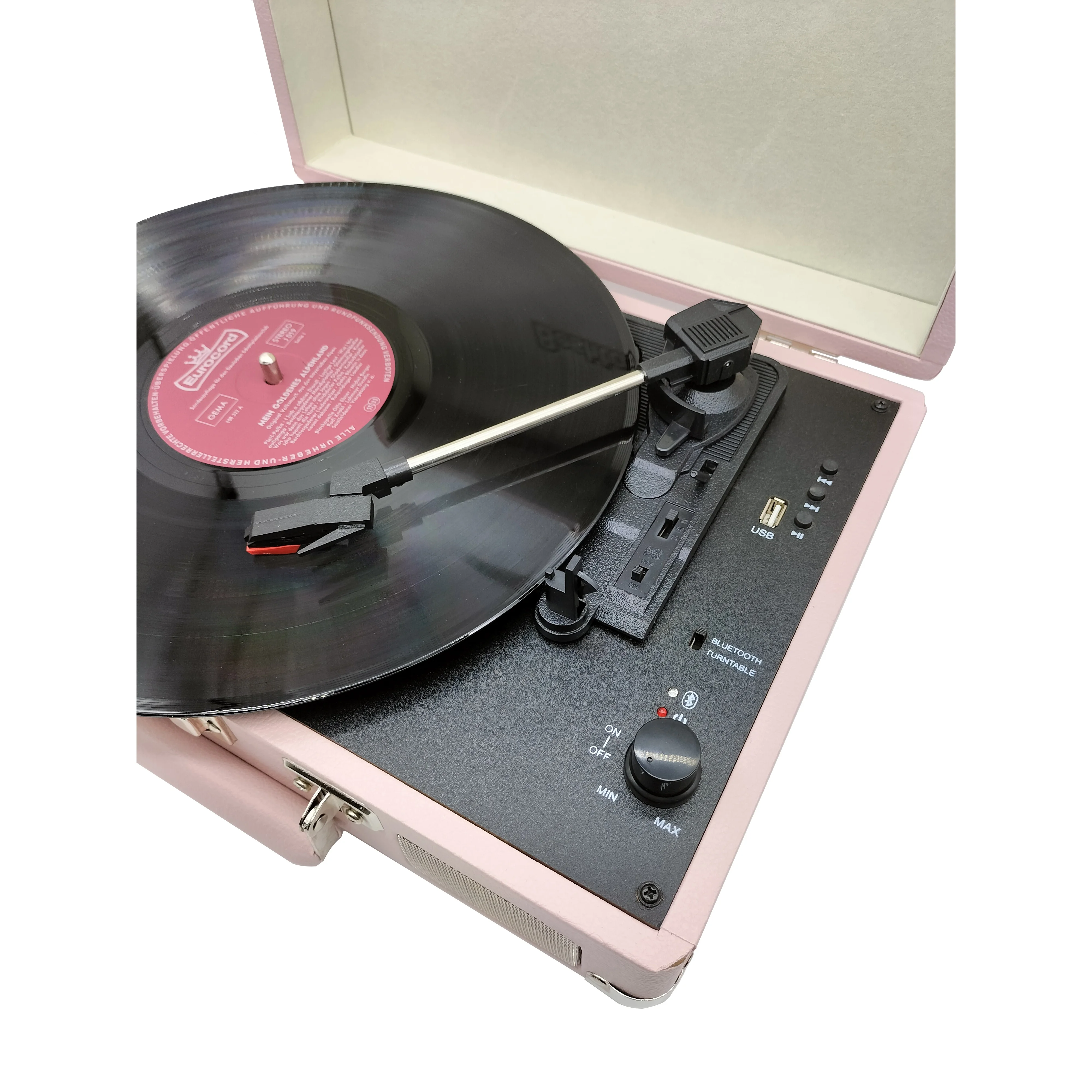 player 3 speeds usb / bt retro gramophone vinyl records player