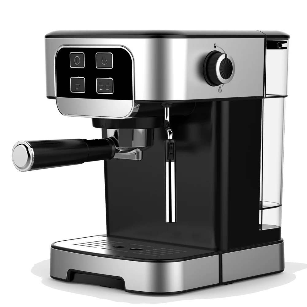 Costway 20 Bar Espresso Coffee Maker 2 Cup /w Built-in Steamer Frother and  Bean Grinder