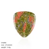 Púa de guitarra verde floral