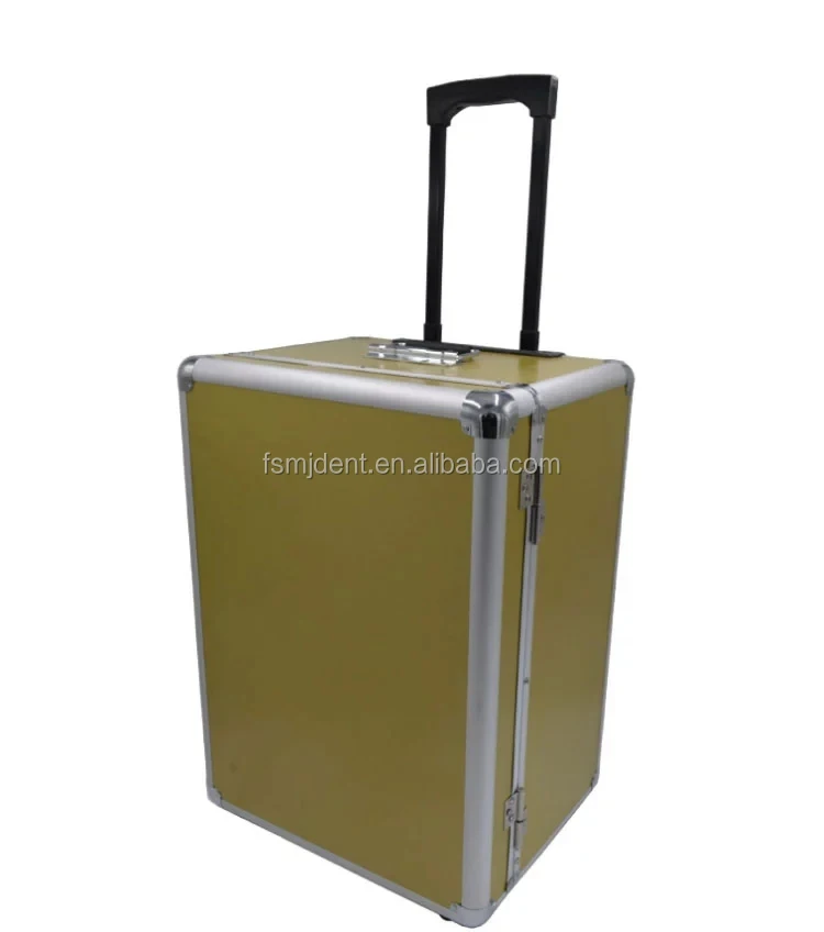 Mobile Type Clinic Used Portable Dental Turbine Unit with air Compressor Optional Choice