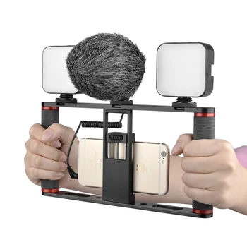 YELANGU High Quality Professional Photography Tools Handle Smartphone Vlogging Live Broadcast Rig Kits PC502 detail image