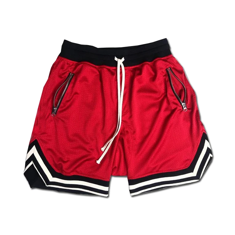 Basketball Shorts | Red Stripe | Cltr Badge — Cltr