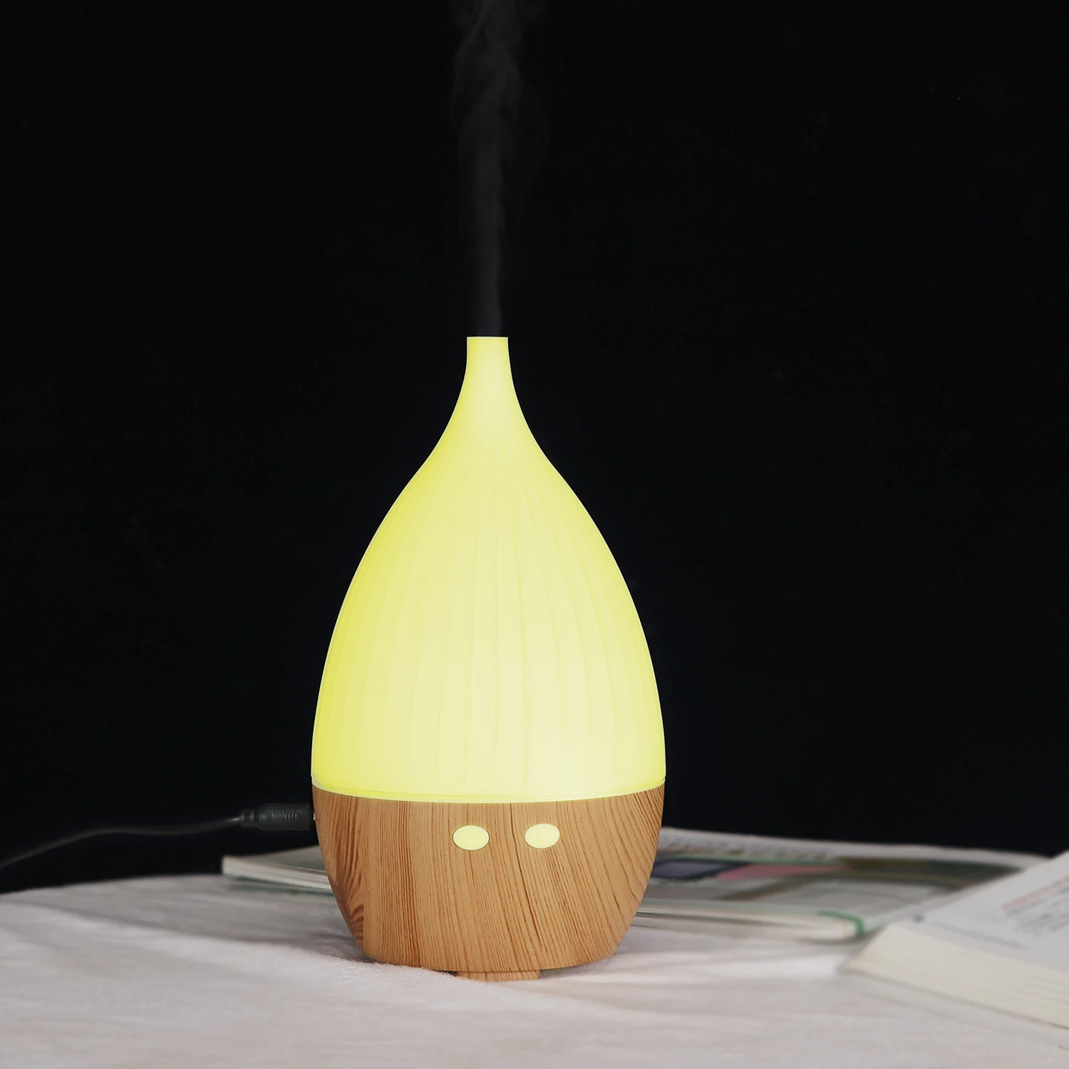 Wood Mini Humidifier Colorful Ultrasonic Humidifier Dinosaur Egg Humidifier for Hotel Bedroom