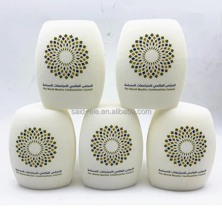 Dubai CCTV Channel Microphone Windshields Custom logo Printed TV Press Reporter Mic Windscreen Mic Sponge