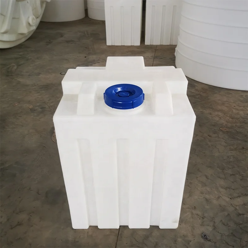 Rectangular 200L Plastic Water Tank with Drain Valve - Durable