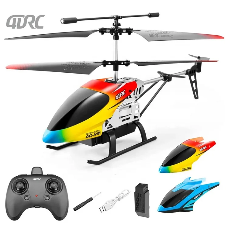 4DRC M5 Radio Control 3.5Channel RC Helicopter Large Alloy Aerial Aircraft Fall Resistance Helicopter Toys