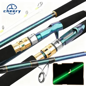 Cheery 1.5m 1.8m 2.1m 2.4m Carbon Fiber FAST Saltwater Lure Shore Jigging Offshore Fishing Spinning Casting Boat Rod Sea Bass – Metal Jig – view 2