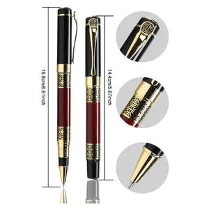 Luxury Pen Metal Gel Ink Novelty Promotional With Custom Logo Printed Personalized Engraving Advertising for Gift