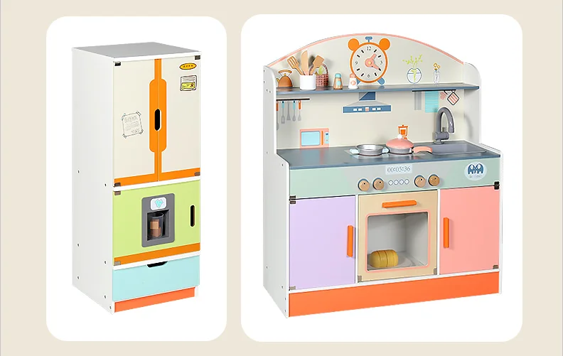 2023 New Children Simulation Toys Wooden Colorful Large Kitchen Kids   H27e787a0662d44e49147a7c05d82828dd 